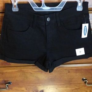 2 for $10🌻Old Navy 3” Black Denim Shorts